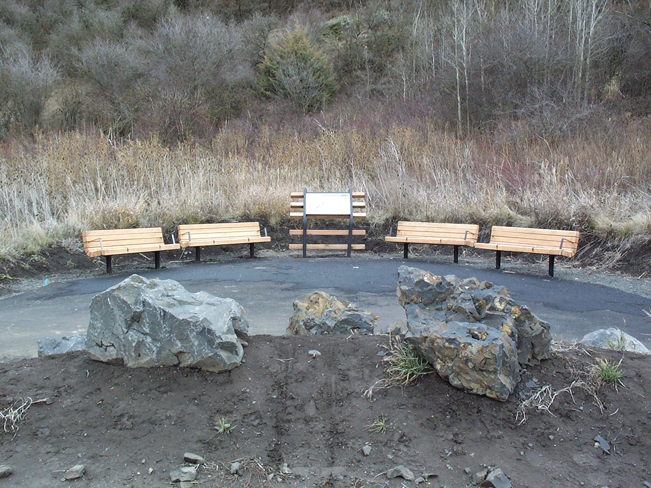 Bill Chipman Palouse Trail Bench Area